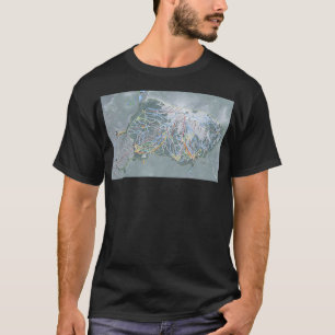 Mammoth Mountain Resort Trail Map T-Shirt