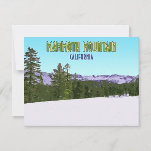 Mammoth Mountain Ski Resort California Vintage