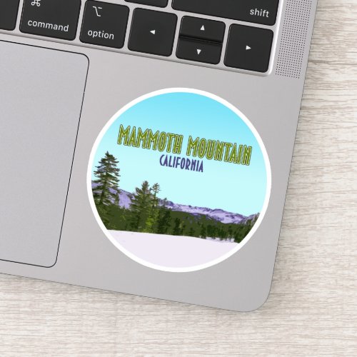 Mammoth Mountain Ski Resort California Vintage Sticker