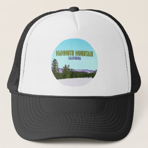Mammoth Mountain Ski Resort California Vintage Trucker Hat
