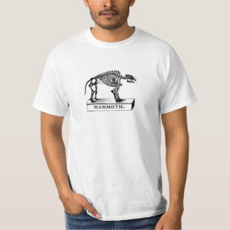 mammoth skeleton t-shirt