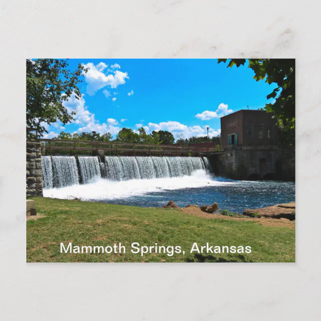 Mammoth Springs Arkansas Postcard Zazzle