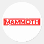 Mammoth Stamp Classic Round Sticker