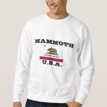 Mammoth Sweatshirt* Sweatshirt by Azorean at Zazzle