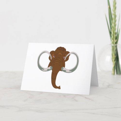 Mammoth Thank You Card
