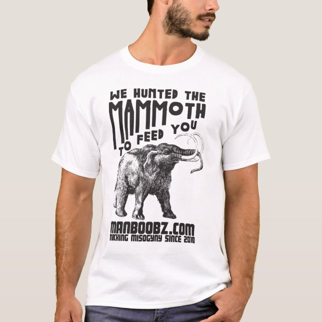 MammothTwo (for light shirts) T-Shirt (Front)
