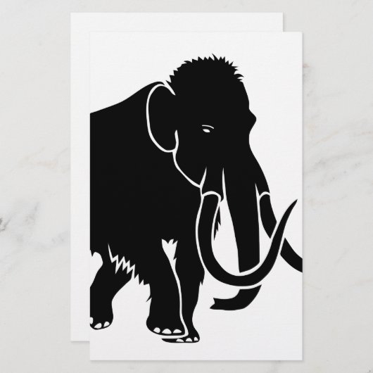 Mammut mammoth ice age Ice Age Stone time elephant (Front/Back)