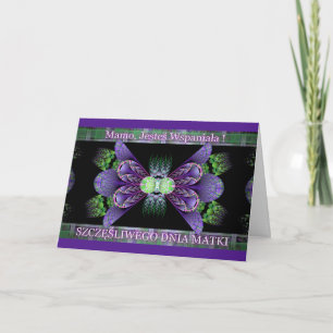 Mamo, Jesteı Wspaniała-Polish Mother's Day Card