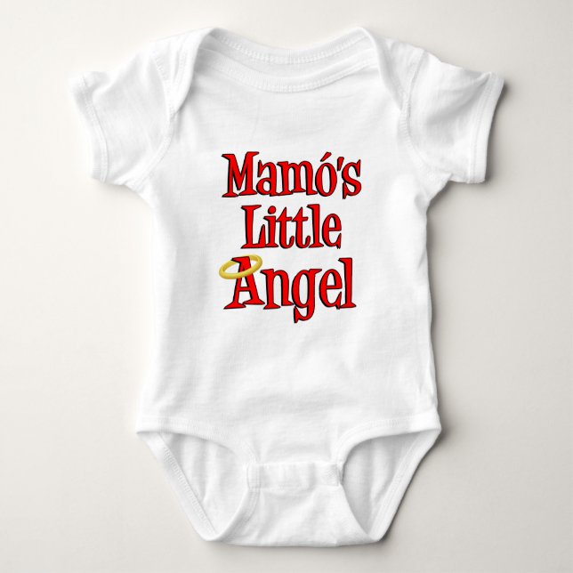 Mamo's Little Angel Baby Bodysuit (Front)