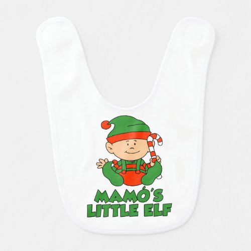 Mamos Little Elf Irish Christmas Baby Bib