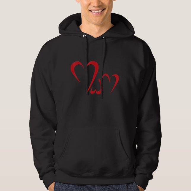 Mam's Heart Hoodie (Front)