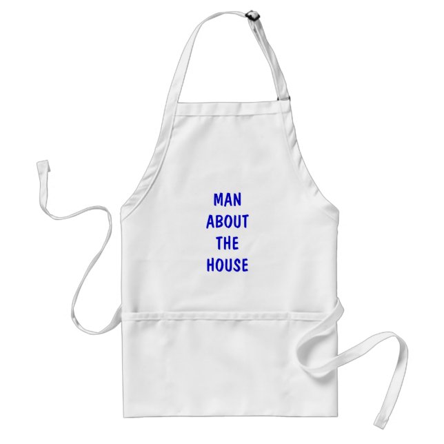 MAN ABOUT THE HOUSE ADULT APRON (Front)