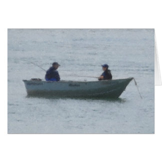 Man and Boy Fishing Cards