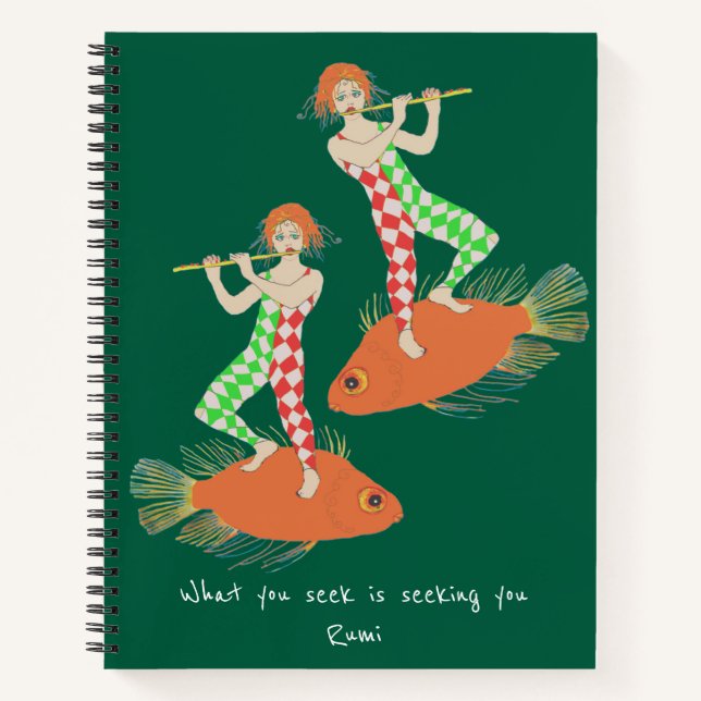 Man and fish notebook (Front)