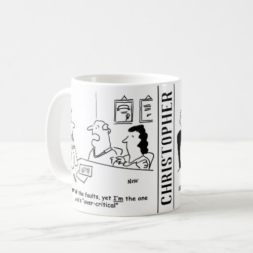 Man and Wife in Marriage Guidance Office Coffee Mug