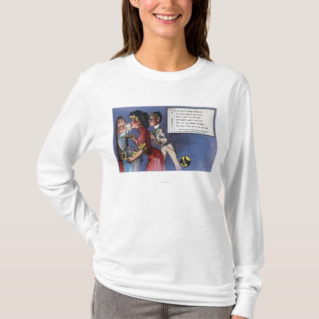 Man and Woman Couple in Candlelight T-Shirt (Front)