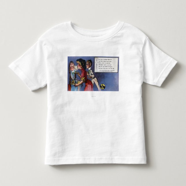 Man and Woman Couple in Candlelight Toddler T-shirt (Front)