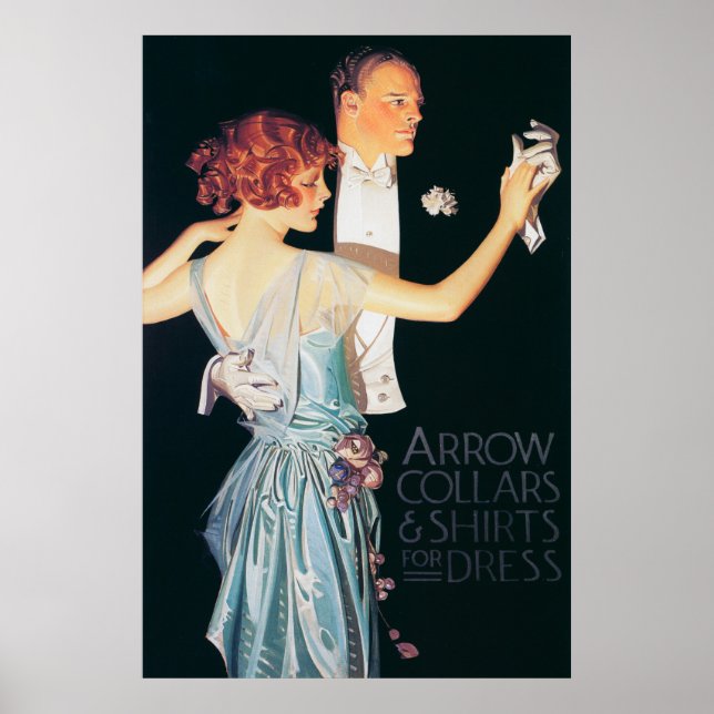 Man and Woman Dancing by Leyendecker Poster (Front)