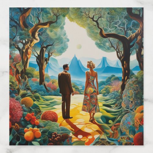 Man and Woman in the Garden of Eden Envelope Liner