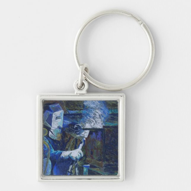 Man at work keychain (Front)