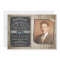 Man Birthday invitation Chalkboard Rustic Adult