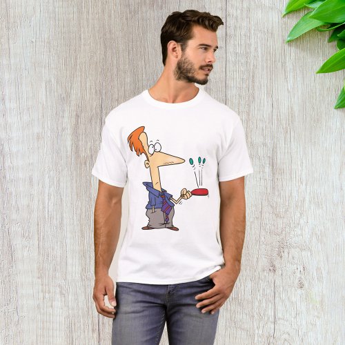 Man Bouncing Balls On A Bat T_Shirt
