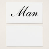 Man Card (Front & Back)