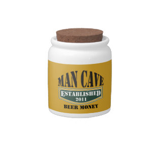 Man Cave Beer Money Jar