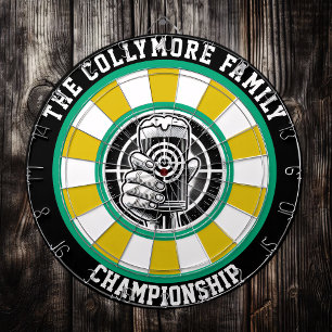 Man Cave Beer Target Design Dart Board