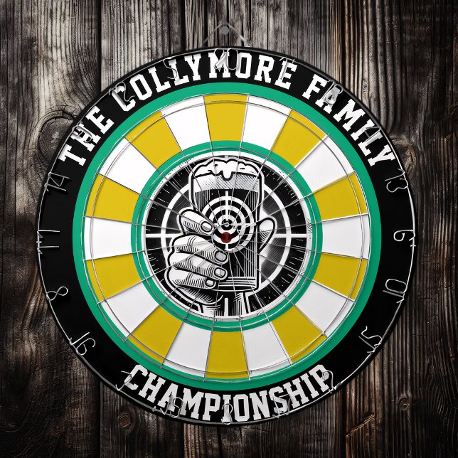 Man Cave Beer Target Design Dart Board (Creator Uploaded)