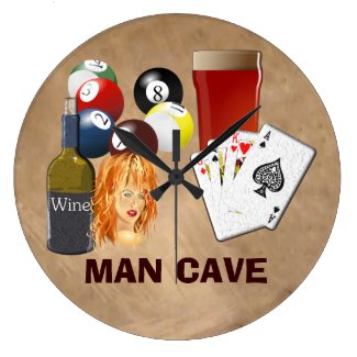 Man Cave Clock large