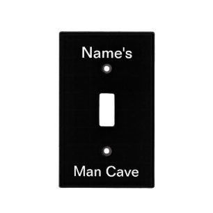 Man Cave Custom Light Switch Cover