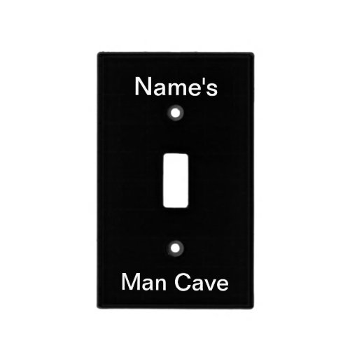 Man Cave Custom Light Switch Cover