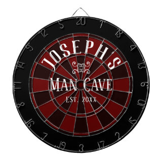Man Cave Custom Name Dart Board