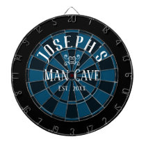 Man Cave Custom Name Dart Board