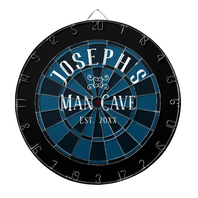 Man Cave Custom Name Dart Board (Front)