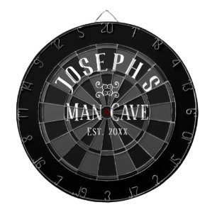 Man Cave Custom Name Dart Board
