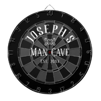 Man Cave Custom Name Dart Board
