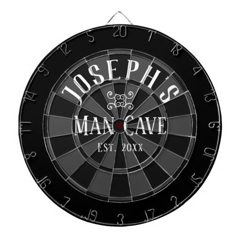 Man Cave Custom Name Dart Board