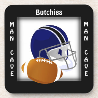 Man Cave CUSTOMIZE  Football Coaster
