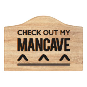 Man Cave Door Sign