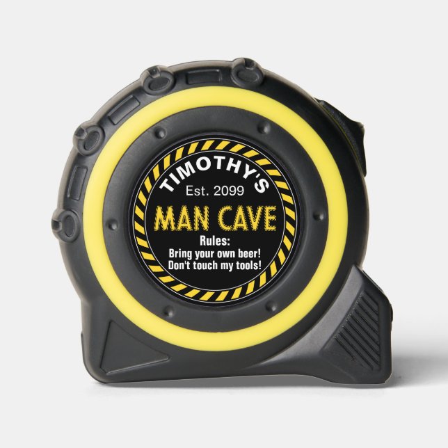 Man Cave Garage Tape Measure Rules (Front)