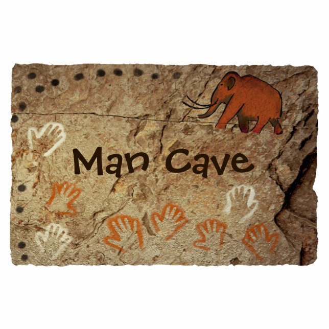 Man Cave - Ice Age Cave Art Cutout (Front)
