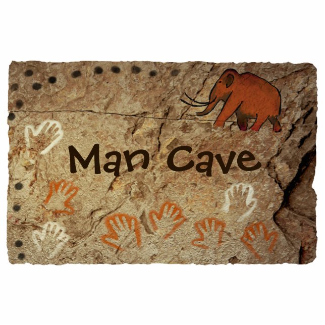 Man Cave - Ice Age Cave Art Statuette (Front)
