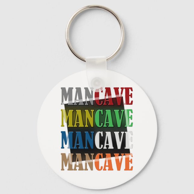 Man Cave Keychain (Front)