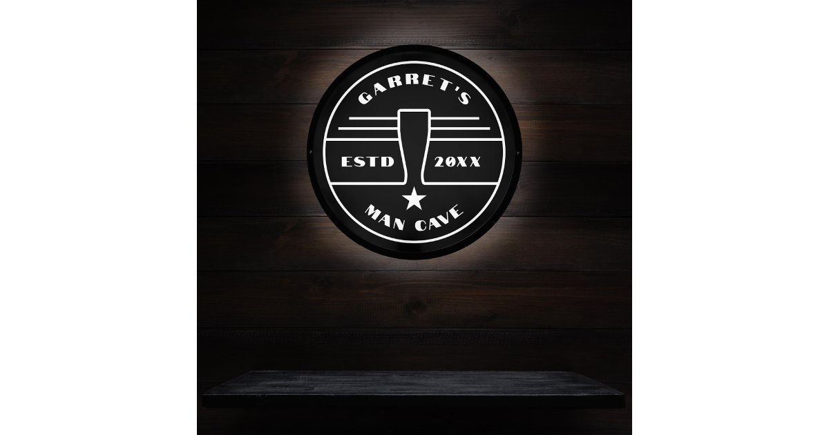 Man Cave LED Sign | Zazzle
