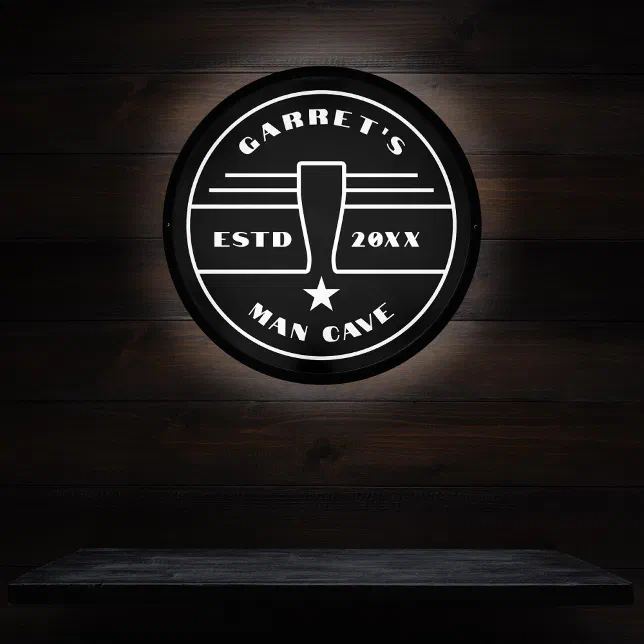 Man Cave LED Sign | Zazzle