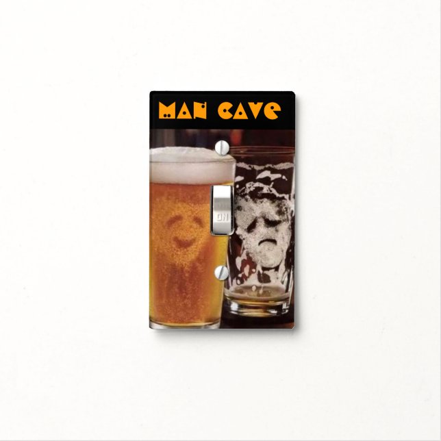 Man Cave Light Switch Cover (In Situ)