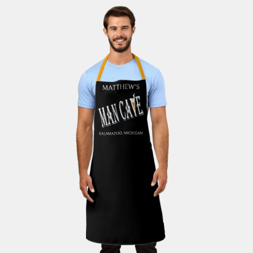 Man Cave Mancaves Man Caves Apron