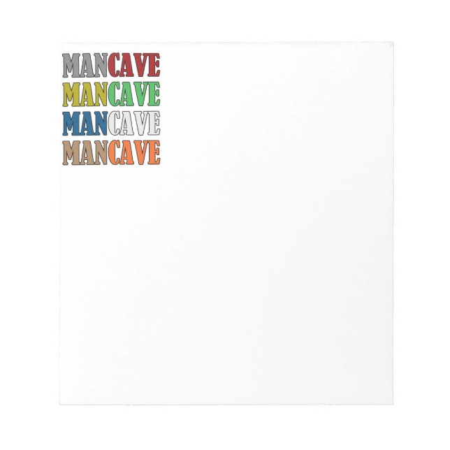 Man Cave Notepad (Front)